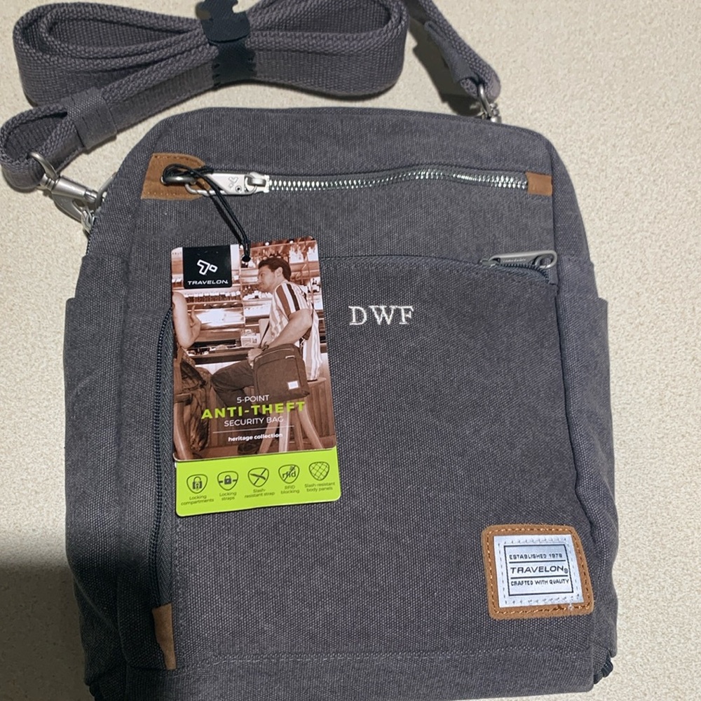 Travelon travel bag with anti theft
